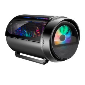 GABINETE GAMER K-MEX CG-02KZ MICRO GENKI C/FAN 200MM - PRETO