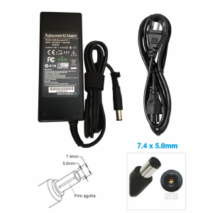 FONTE CARREGADOR NOTEBOOK COMPATIVEL HP 19V 4,74A 7,4X5,0MM  (B)