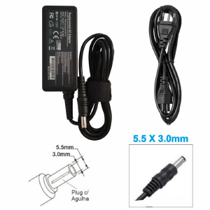 FONTE CARREGADOR NOTEBOOK COMPATIVEL SAMSUNG 19V 2,1A 5,5X3,0MM   (B)