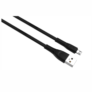 CABO DE DADOS USB / MICRO USB V8 FLAT PRETO KINGO