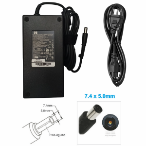 FONTE CARREGADOR NOTEBOOK COMPATIVEL HP GAMER 19,5V 9,5A 7,4X5,0MM  (A)