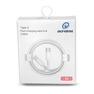 CABO DE DADOS TIPO-C / LIGHTNING IPHONE PD 20W / 5V 1 METRO DEFQUAL CB-07