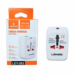 ADAPTADOR DE TOMADA UNIVERSAL LEHMOX LEY-202