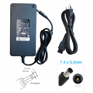 FONTE CARREGADOR NOTEBOOK COMPATIVEL DELL 19,5V 12,3A 7,4X5,0MM 240W  (A)