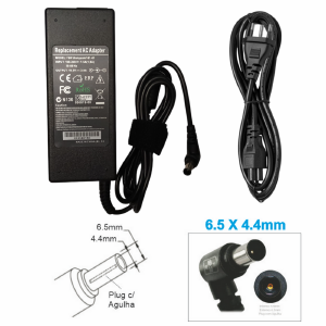 FONTE CARREGADOR NOTEBOOK COMPATIVEL SONY 19,5V 3,9A 6,5X4,4MM  (B)