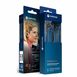 FONE DE OUVIDO P2 INTRA AURICULAR MOTOROLA EARBUDS 2-S PRETO