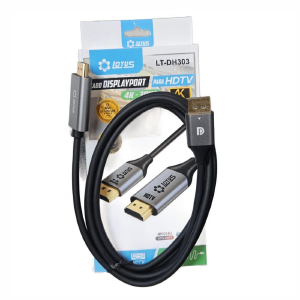 CABO DISPLAYPORT P/ HDMI 4K / 30HZ /1,8 METROS / LOTUS LT-DH303