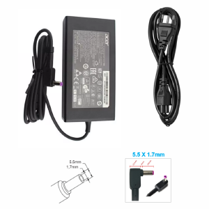 FONTE CARREGADOR NOTEBOOK COMPATIVEL ACER GAMER 19V 7,1A 5,5X1,7MM 135W (A)