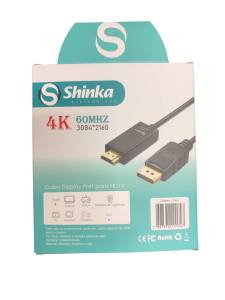 CABO DISPLAYPORT P/ HDMI 4K 1,8 METROS SHINKA