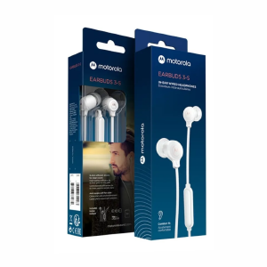 FONE DE OUVIDO P2 INTRA AURICULAR MOTOROLA EARBUDS 3-S BRANCO
