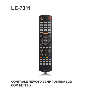 CONTROLE REMOTO COMPATIVEL P/ TV SEMP TOSHIBA LELONG LE-7011 (63)