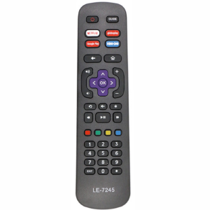 CONTROLE REMOTO COMPATIVEL P/ TV AOC C/ ROKU / 4K / NETFLIX / GOOGLEPLAY / HBOGO LELONG LE-7245 (53)