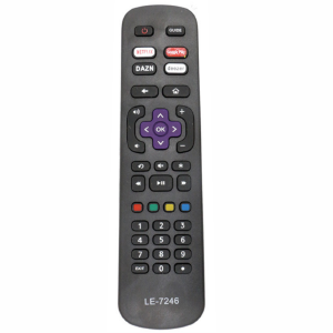 CONTROLE REMOTO COMPATIVEL P/ TV AOC ROKU / 4K / NETFLIX / GOOGLEPLAY / DAZN / DEEZER LELONG LE-7246 (7)