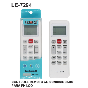 CONTROLE REMOTO P/ AR CONDICIONADO COMPATIVEL PHILCO LELONG LE-7294 (27)