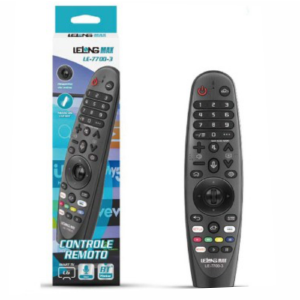 CONTROLE REMOTO COMPATIVEL P/ TV LG / MAGICO VOZ / NETFLIX / VIDEO / MOVIENS / SMART / 3D LELONG LE-7700-3 (89)