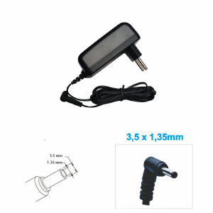 FONTE CARREGADOR NOTEBOOK COMPATIVEL MULTILASER 12V 1,5A 3,5X1,35MM  (B)