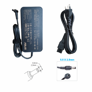 FONTE CARREGADOR NOTEBOOK COMPATIVEL ASUS GAMER 19V 6,32A 5,5X2,5MM 120W (A)