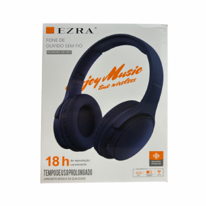 FONE HEADFONE C/ BLUETOOTH 5.4 EZRA EZ-O51 AZUL
