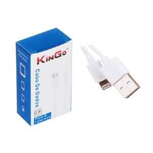 CABO DE DADOS USB / LIGHTNING IPHONE 5 1K 2A - I5 KINGO
