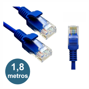 CABO DE REDE PATCH CORD  1,8 METROS CAT5 DEX CR18
