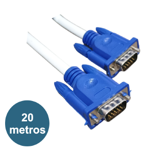 CABO VGA 20 METROS GRASEP D-5002 BRANCO