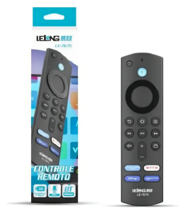 CONTROLE REMOTO COMPATIVEL LELONG LE-7675 COMANDO DE VOZ P/ FIRE STICK TV (97)