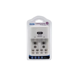 CARREGADOR DE PILHAS E BATERIAS KNUP KP-512