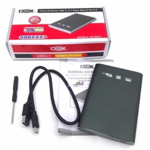 CASE HD 2,5 USB C 3.1 DEX DX-2531C