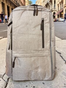 MOCHILA PARA NOTEBOOK BM-595 (CINZA CLARO) POLIESTER B-MAX