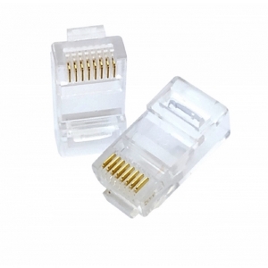 CONECTOR DE PLASTICO RJ45 CAT6 PCT 100
