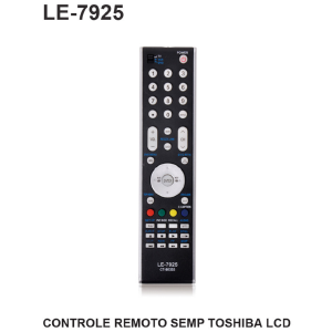 CONTROLE REMOTO COMPATIVEL P/ TV SEMP TOSHIBA LELONG LE-7925 (23)