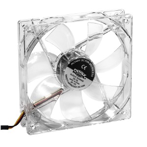 COOLER FAN 120MM BRANCO C/ 4 LED DEX DX-12L