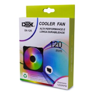 COOLER FAN 120MM RGB DEX DX-12K