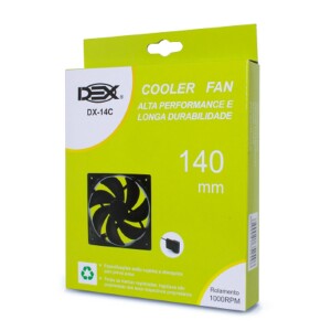 COOLER FAN 140MM PRETO DEX DX-14C