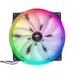 COOLER FAN 200MM RGB C/ 32 LEDS DEX DX-20W