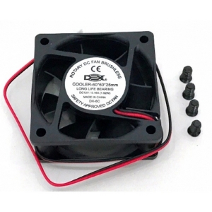COOLER FAN  60MM PRETO DEX DX-6C