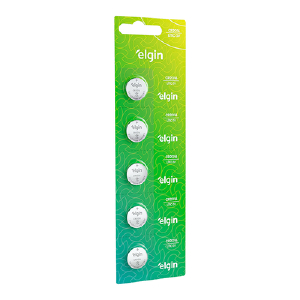 BATERIA 3V CR2016 ELGIN CARTELA C/5UN
