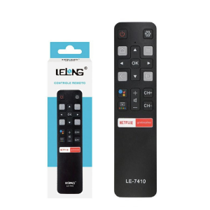 CONTROLE REMOTO COMPATIVEL P/ TV TCL C/ NETFLIX/GLOBOPLAY/SMART LELONG LE-7410 (91)