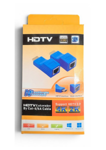 EXTENSOR HDMI 1080P / 4K / 2K / 30 METROS / RJ45 CAT6
