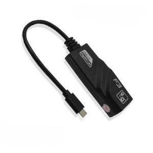 ADAPTADOR USB TIPO-C P/ REDE RJ45 (10/100/1000) F3 JC-TYC-R02