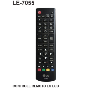 CONTROLE REMOTO COMPATIVEL P/ TV LG LELONG LE-7055 (72)