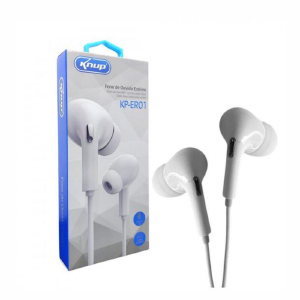 FONE DE OUVIDO P2 INTRA AURICULAR KNUP ER01 BRANCO