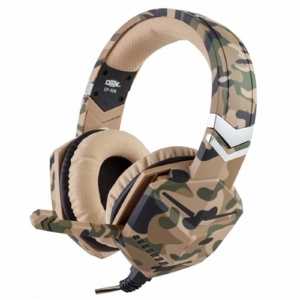 FONE HEADSET GAMER C/ MICROFONE / P3 / CAMUFLADO / CABO 1,5M DEX DF-508