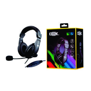 FONE HEADSET GAMER C/ MICROFONE / USB / DEX DF-57