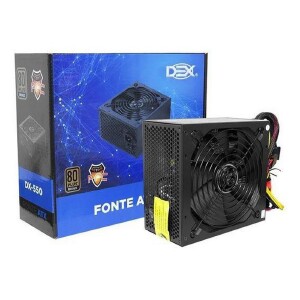 FONTE ATX 550W  BIVOLT AUTOMATICA / 80PLUS BRONZE / FAN 140MM DEX DX-550