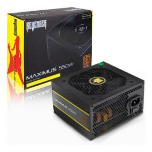 FONTE ATX 550W / BIVOLT AUTOMATICA / 80PLUS BRONZE / REVENGER FO-MAX01
