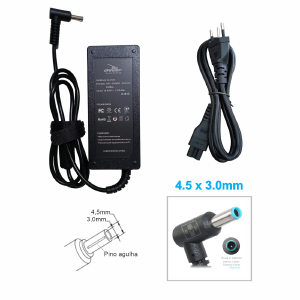FONTE CARREGADOR NOTEBOOK COMPATIVEL HP 19,5V 3,33A 4,5X3,0MM GRASEP D-513B