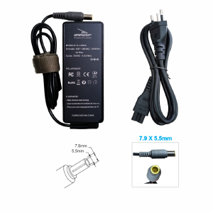 FONTE CARREGADOR NOTEBOOK COMPATIVEL LENOVO 20V 4,5A  7,9X5,5MM GRASEP D-LO90A