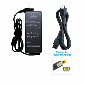 FONTE CARREGADOR NOTEBOOK COMPATIVEL LENOVO 20V 4,5A TIPO USB 90W GRASEP D-LO90B