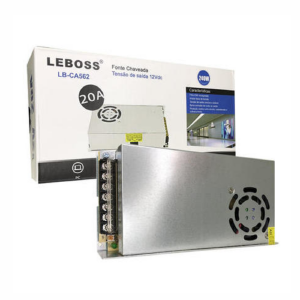 FONTE CHAVEADA - COLMEIA - 12V / 20A LEBOSS LB-CA562